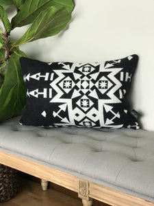 Wool Geometric Throw Pillow Cover - River House MT