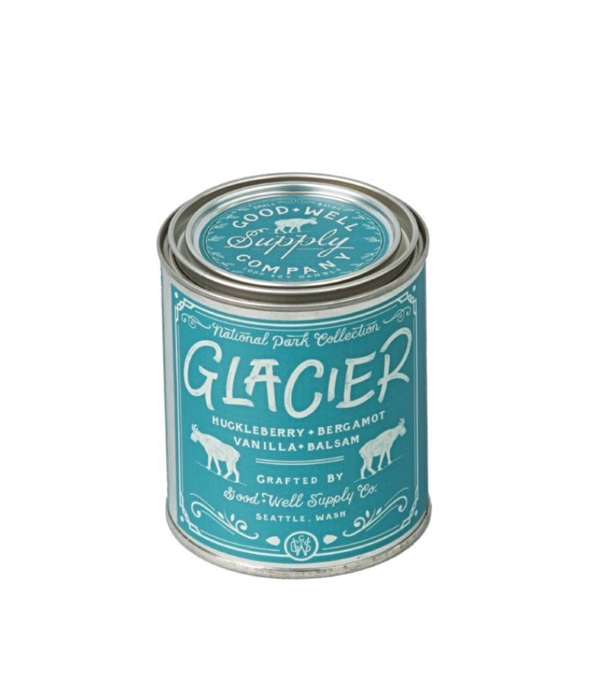Good and Well Supply Co. Candle GLACIER - huckleberry, bergamot, balsam fir + vanilla