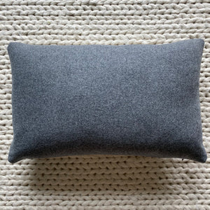 Silver Rancho Arroyo Wool Pillow Cover